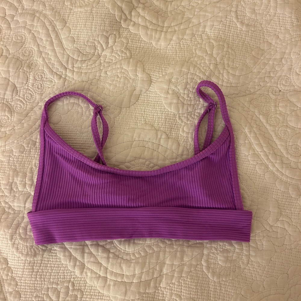 Frankie’s Bikinis- Purple Bikini Top